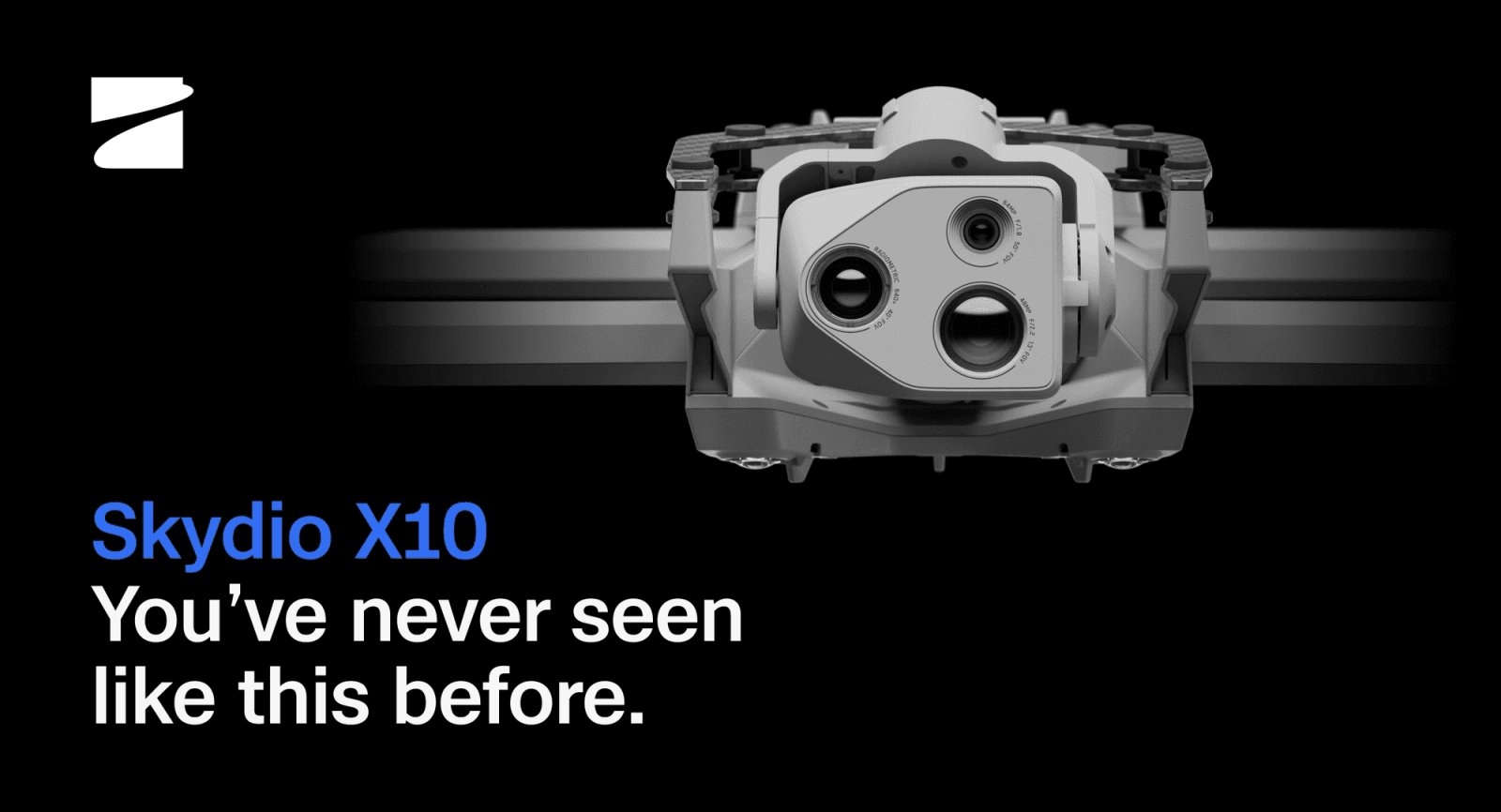 Skydio X10 enterprise drone in flight
