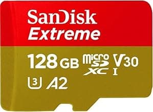 SanDisk Extreme 128GB microSD card
